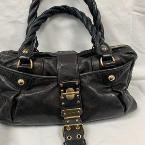 Miu Miu Black Leather Handbag